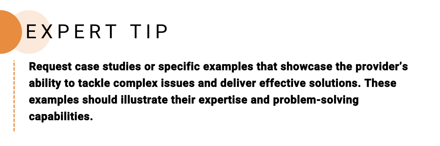 Infographic highlighting best practices for evaluating an AP recovery audit provider's approach and expertise