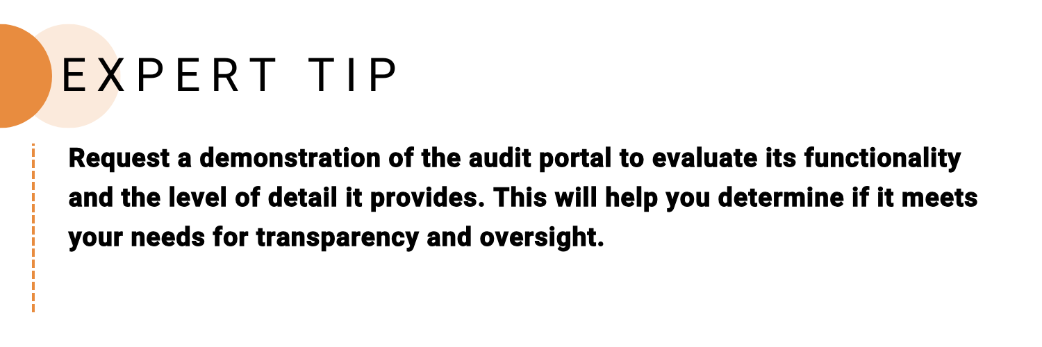 Infographic highlighting best practices for prioritizing transparency and communication in AP recovery audits